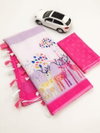 MG 348 Linen Digital Printed Non Catalog Sarees Wholesale Market In Surat